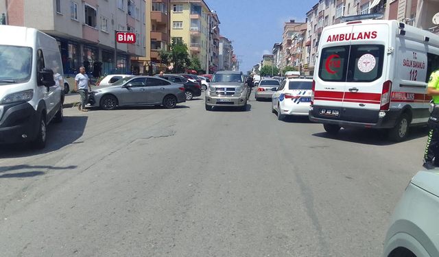 ZONGULDAK EREĞLİ'DE TRAFİK KAZASI 1 YARALI