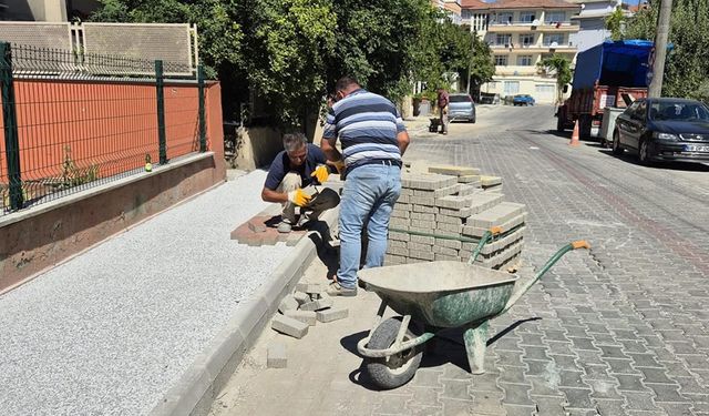 BARTIN BELEDİYESİ YOL YAPIM ÇALIŞMALARINA DEVAM EDİYOR