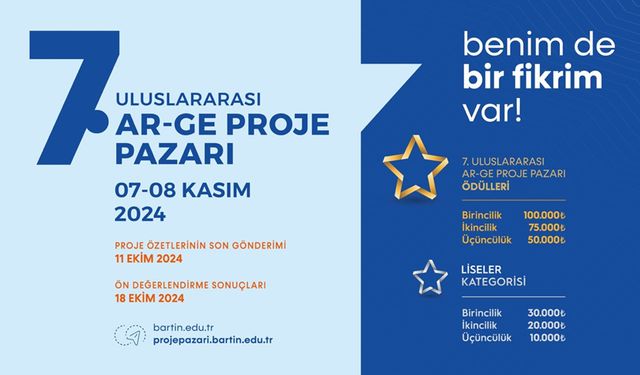 BARÜ 7. ULUSLAR ARASI AR-GE PROJE PAZARI BAŞVURULARI BAŞLADI