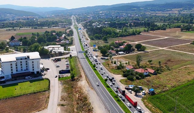 BOLU DAĞI'NDAN 46 BİN 507 ARAÇ GEÇTİ