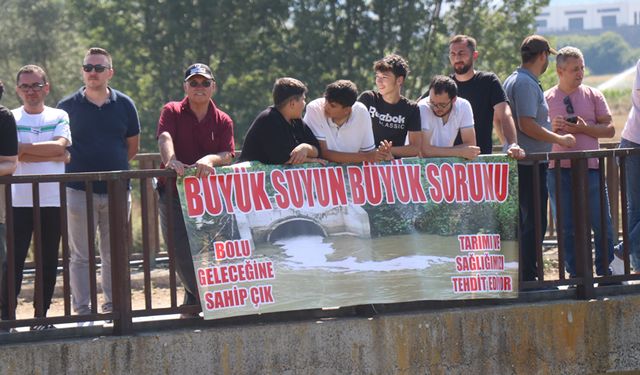 BÜYÜKSU DERESİ ZEHİR AKMAYA DEVAM EDİYOR