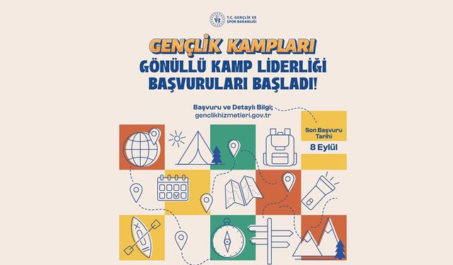 GÖNÜLLÜ KAMP LİDERLİĞİ BAŞVURULARI BAŞLADI