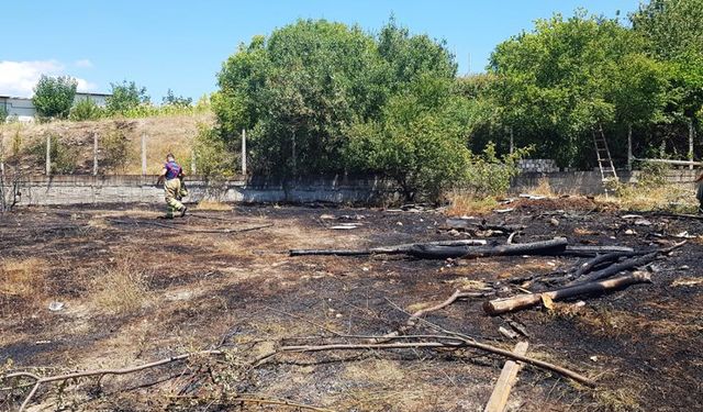 SAFRANBOLU'DA ÇIKAN ANIZ YANGINI SÖNDÜRÜLDÜ