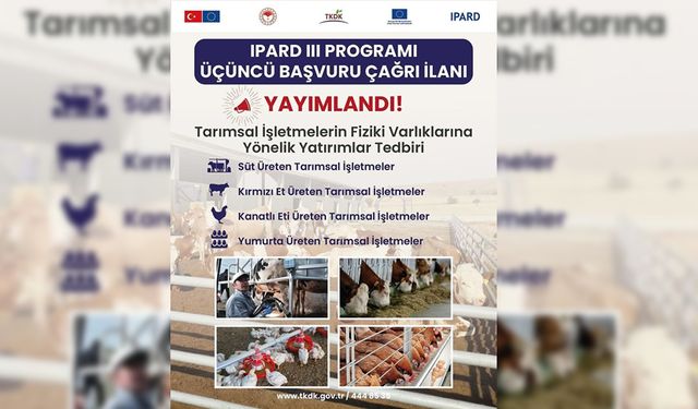 TKDK'DAN TARIM YAPMAK İSTEYEN İŞLETMELERE DESTEK