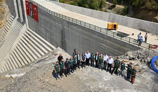 ULUS ELDEŞ BARAJI SU TUTMAYA BAŞALDI