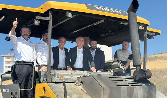 BELENKÖY'DE YOL VE ÇEVRE DÜZENLEME ÇALIŞMALARI BAŞLADI