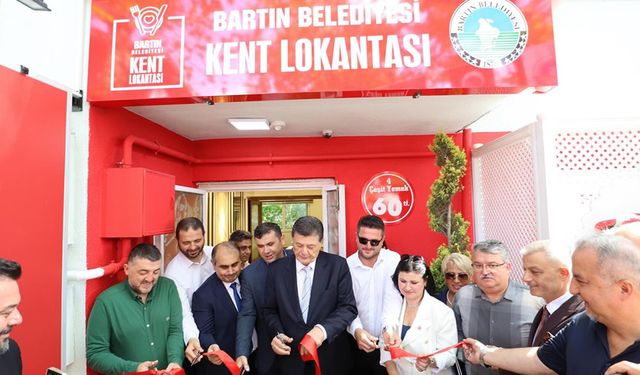 BARTIN BELENDİYESİ KENT LOKANTASI AÇILDI