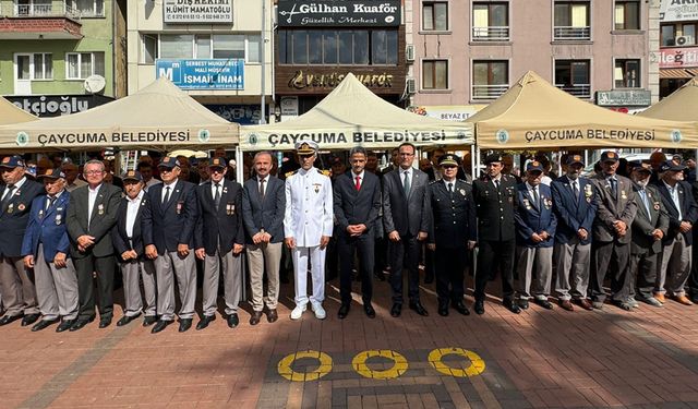 ÇAYCUMA'DA GAZİLER GÜNÜ TÖRENLE KUTLANDI