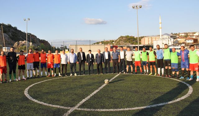 ESKİPAZAR FUTBOL TURNUVASI COŞKUYLA BAŞLADI