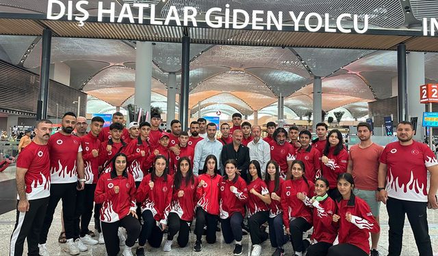 GENÇLER MUAYTHAİ MİLLİ TAKIMI YOLA ÇIKTI