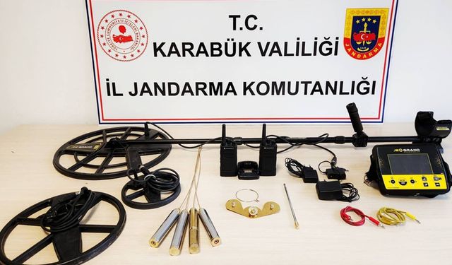 KAÇAK KAZI OPERASYONUNDA 5 KİŞİ SUÇÜSTÜ YAKALANDI