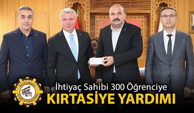 SAFRANBOLU TSO’DAN ÖĞRENCİLERE EĞİTİM DESTEĞİ