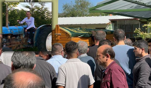 BOLU'DA TRAKTÖRÜN ALTINDA KALAN GENÇ TOPRAĞA VERİLDİ