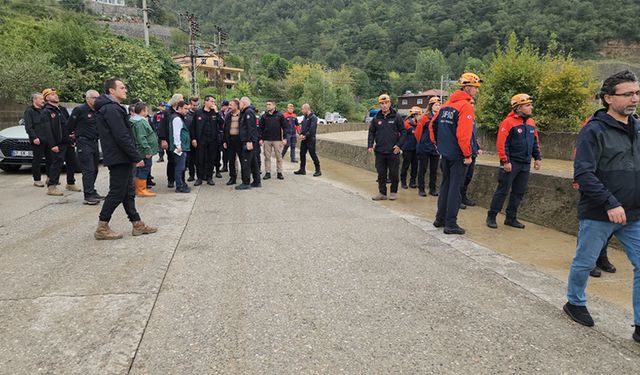 AFAD BAŞKANI ZONGULDAK'TA İNCELEMELERDE BULUNDU