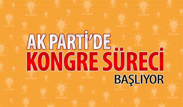 AK PARTİ'DE KONGRE HEYECANI BAŞLIYOR