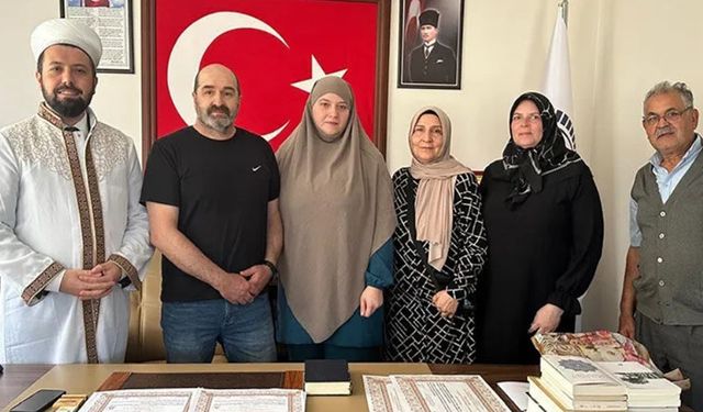 ALMAN ANNE VE KIZI ÇANKIRI'DA MÜSLÜMAN OLDU