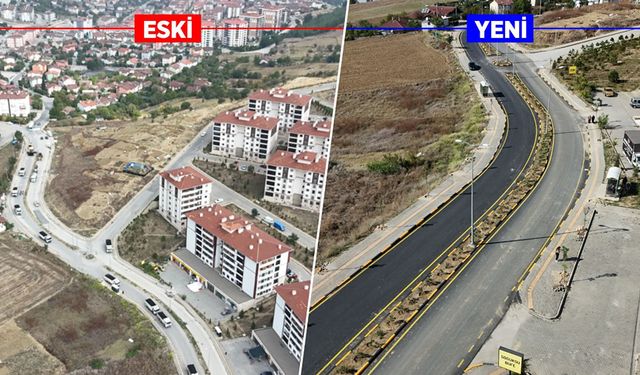 BELENKÖY'DE ASFALT VE PEYZAJ ÇALIŞMALARI TAMAMLANDI