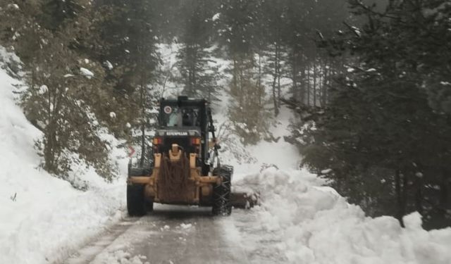 KASTAMONU'DA KARLA MÜCADELE ÇALIŞMALARI BAŞLADI