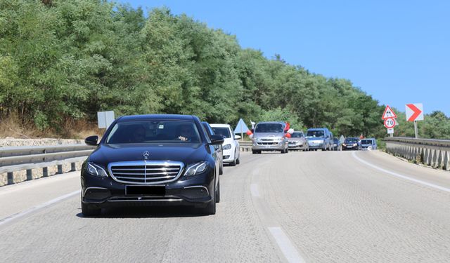 KASTAMONU'DA TRAFİĞE KAYITLI ARAÇ SAYISI 160 BİN OLDU