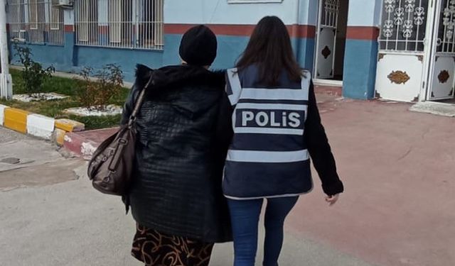 22 AYRI SUÇ KAYDI OLAN KADIN YAKALANDI