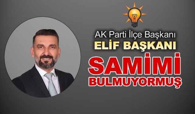 AK PARTİ SAFRANBOLU'DA SAMİMİYET İSTİYORMUŞ