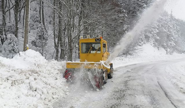 BOLU'DA TÜM KÖY YOLLARI ULAŞIMA AÇILDI