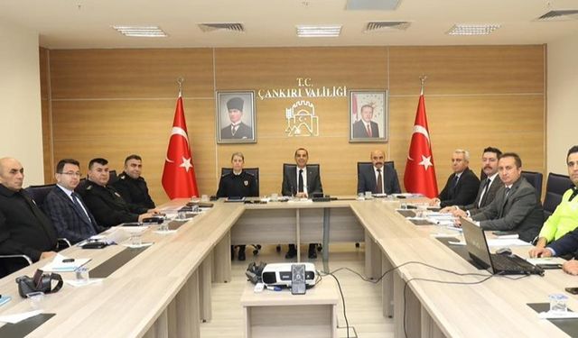 ÇANKIRI'DA ASAYİŞ BİLGİLENDİRME TOPLANTISI YAPILDI