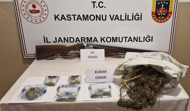 KASTAMONU VE CİDE'DE UYUŞTURUCU OPERASYONU