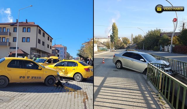 TRAFİK KAZALARI GÜVENLİK KAMERASINDA