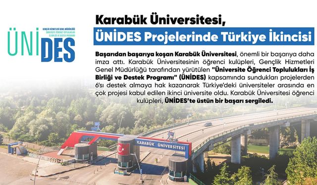 KBÜ'DEN BİR BAŞARI DAHA: TÜRKİYE İKİNCİSİ