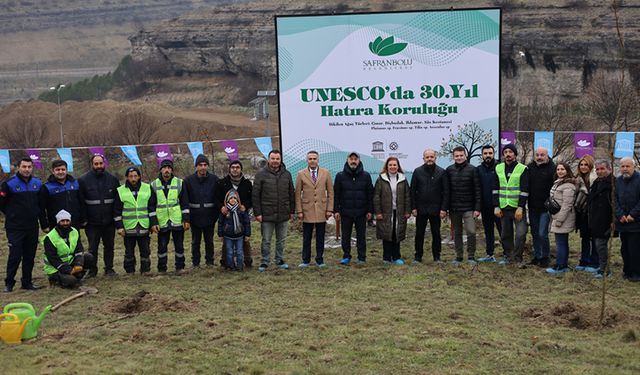 UNESCO 30. YIL HATIRA KORUĞU OLUŞTURULDU