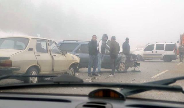 KARABÜK-KASTAMONU YOLUNDA ZİNCİRLEME KAZA