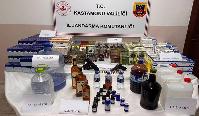 KASTAMONU'DA JANDARMADAN KAÇAKÇILIK OPERASYONU