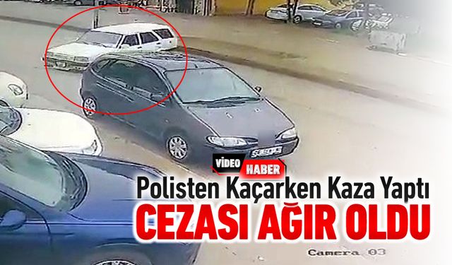 POLİSTEN KAÇAMADI, CEZA YAĞMURUNA TUTULDU