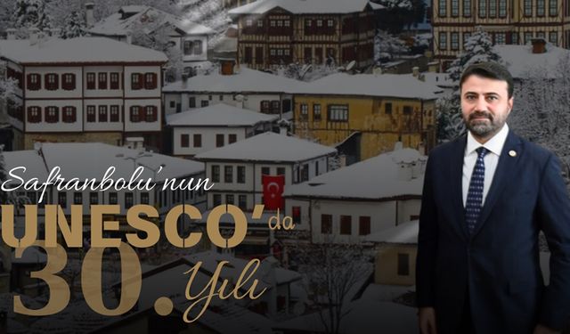 MİLLETVEKİLİ ŞAHİN'DEN UNESCO'NUN 30'UNCU YIL MESAJI