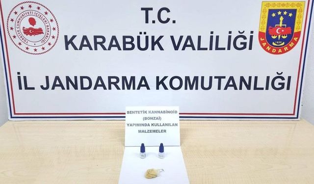 SAFRANBOLU'DA UYUŞTURUCU OPERASYONU: 1 GÖZALTI