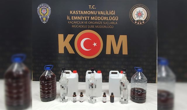 SAHTE ALKOL OPERASYONUNDA 1 KİŞİ GÖZALTINDA