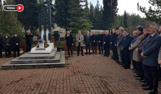 METİN TÜRKER MEZARI BAŞINDA ANILDI