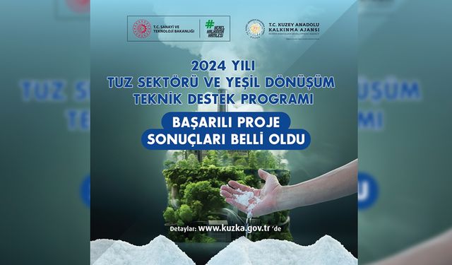 TUZ SEKTÖRÜ VE YEŞİL DÖNÜŞÜM PROGRAMINDA KAZANAN PROJELER BELLİ OLDU