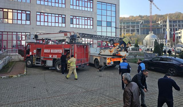 ZONGULDAK'TA HASTANE YANGINI PANİK YARATTI