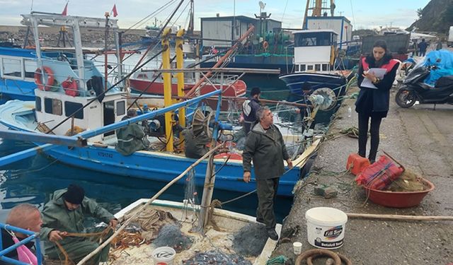 ZONGULDAK'TA SU ÜRÜNLERİ DENETİMİ YAPILDI