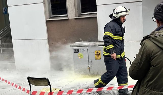 ZONGULDAK'TA TRAFO YANGINI PANİK YARATTI