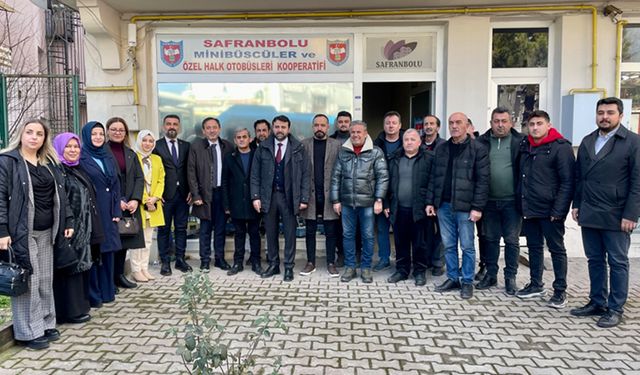 AK PARTİ HEYETİNDEN SAFRANBOLU'DA ESNAF ZİYARETİ