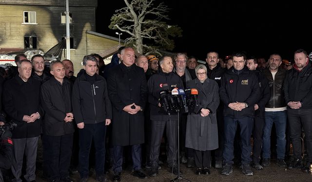 BOLU'DAKİ OTEL YANGININDA ÖLÜ SAYISI 76'YA YÜKSELDİ