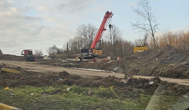 HEYELAN SONRASI EREĞLİ YOLUNDA ÇALIŞMALAR SÜRÜYOR