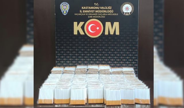 KASTAMONU'DA 4 BİN ADET DOLMURULMUŞ MAKARON YAKALANDI