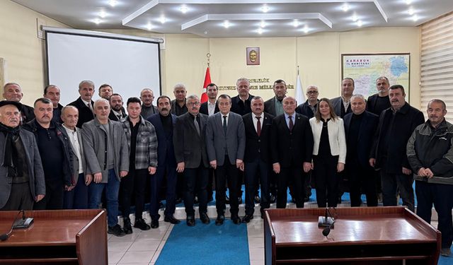 SAFRANBOLU MUHTARLAR DERNEĞİNDEN TEŞEKKÜR ZİYARETİ