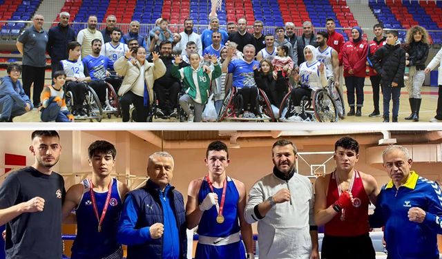 BAŞKAN ÇETİNKAYA'DAN SPORCULARA DESTEK ZİYARETİ