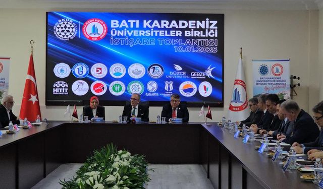 BATI KARADENİZ ÜNİVERSİTELER BİRLİĞİ TOPLANTISI YAPILDI