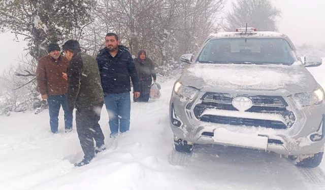 HASTA KADININ İMDADINA ORMANCILAR YETİŞTİ
